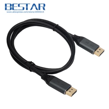 DisplayPort Cable 8K 4K 60Hz DP 1.4 Versija Laido Ultra HDR 1m 2m 3m 5m PC Grafika Kortelės Nešiojamas Projektorius Kabelis, Displayport