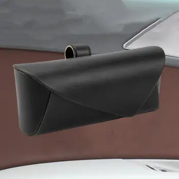 Akiniai Talpinimo Patikimas Magnetinio Mygtuką Colorfast Automobilių Skydelis Sunglass Atveju Įrašą Auto Dalys