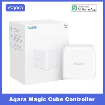 Originalus Aqara Magic Cube Zigbee Versija Valdytoju Šešių Veiksmų programą mi namo Valdytojas Xiaomi Namų Prietaisas 