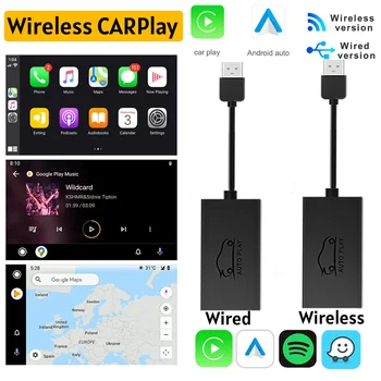 NAUJAS CarPlay Belaidžio ryšio Adapteris USB Laidinio Android Auto AI Box Car Multimedia Player 