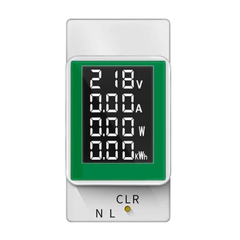 Skaitmeninis Energijos Skaitiklis Testeris Elektros Energijos Naudojimo Monitorius Įgaliojimus Voltmeter Ammeter Įtampos Amperų Vatų Kwh