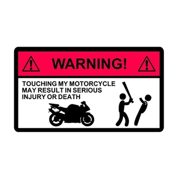 Įspėjimas Donot Mano Motociklas, Motociklų Bakai, Lipdukai, Lipdukų Atveju - Universalus Motociklas Automobilis Įspėjamieji Lipdukai