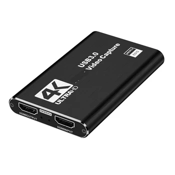 USB 4K 60 hz 1080P Vaizdo plokštė Žaidimo Įrašymo Gyventi