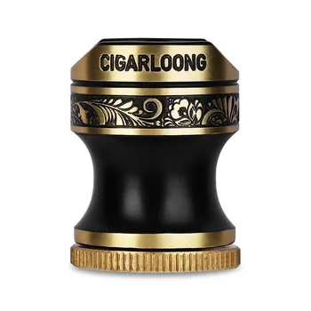 CIGARLOONG Cigarų Peleninę Turėtojas Didelio Skersmens Vieną Cigarų Laikiklio Stovas su žiediniais Cigarų Punch Cutter Dovanų Dėžutėje