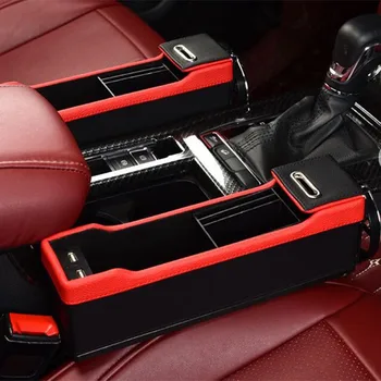 2020 USB Automobilių Organizatorius Auto Sėdynės Siauras Saugojimo Krepšys Suzuki SX4 SWIFT Alto grant Vitara Jimny S-Cross