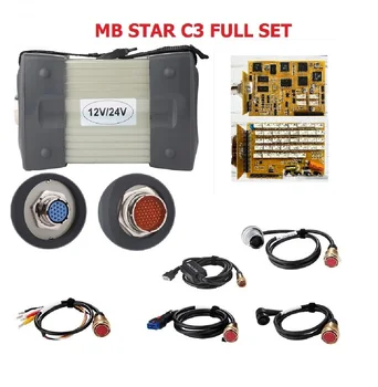 Geriausia Chip MB Star C3 C4 C5 SD Jungtis Palaiko 12V&24V Automobiliai ir Sunkvežimiai, Auto Diagnostikos Skaitytuvas SD Multiplexer