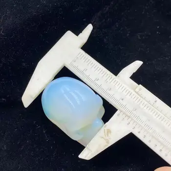 50mm Gamtos Opal Rankų darbo Kaukolė Crystal Healing Reiki Namų Dekoro Ston