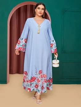 Ramadanas Eid Mubarakas Caftan dress Abaja Dubajus Turkija, arabų Islamo, artimųjų rytų Kukli Suknelė Kaftans Moterų Apdaras Djellaba Femme