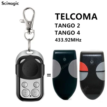 Už TELCOMA TANGO2 TANGO4 Garažo vartų Nuotolinio Valdymo 433.92 MHz Fiksuotojo Kodas Vartai Opener Komandą Keychain