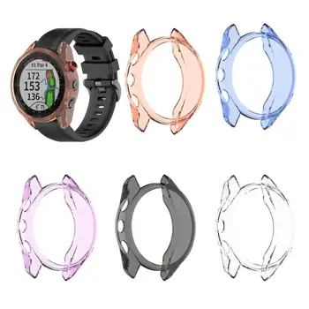 TPU Apsauginiai Padengti Garmin Požiūris S62 Smart Watch Aišku, Spalvinga Minkšta Protector Cover 