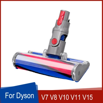 Soft Cleaner Galvos Dyson V7 V8 V10 V11 V15 Belaidžius Stick Vacuum Cleaner Kietos Grindų Voleliu, Teptuku Galvos Pakeitimo Dalis