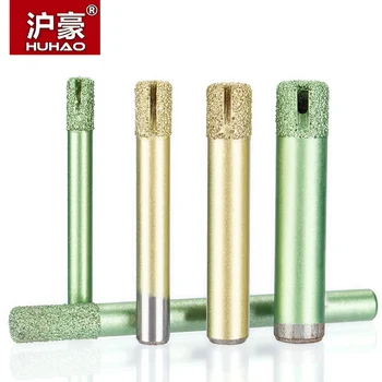HUHAO 1PC Litavimo CNC Akmens Drožyba Įrankiai Įspaustu Užrašu Granito Diamond Graviravimas Staklių 4-12mm