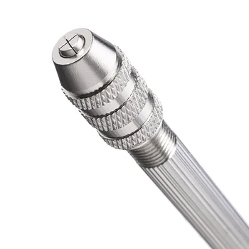 Medienos apdirbimo Įrankiai, Gręžimo Rotacinis Įrankis Rankinis Twist Drill Bit Aliuminio Lydinio 0.3-3.2 mm Mini rankinis Grąžtas Papuošalai Amatų Žiūrėti