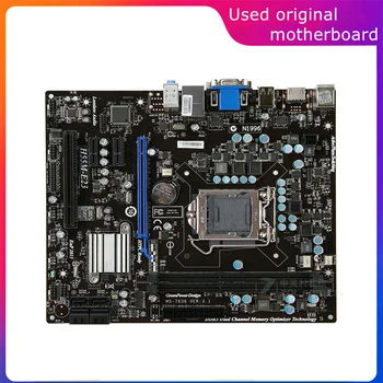 Naudoti LGA 1156 Intel H55 H55M-E23 M-ATX Kompiuteris USB2.0 SATA2 motininės Plokštės 8G DDR3 Desktop Mainboard