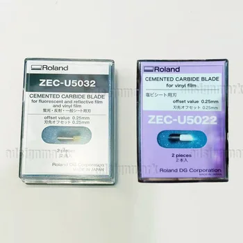 2VNT ZEC-U5022 ZEC-U5032 Originalus Cutter Roland VS640 VS640I BN-20 Pjovimo Ašmenys 45°