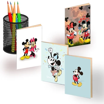 A6 Sąsiuvinis Animacinių Filmų Mickey Mouse Minnie Meilės Užrašų Knygelė 