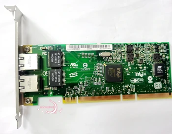 Intel dual port Gigabit ethernet tinklo plokštė PWLA8492MT 82546GBEB serverio suderinama su PCI