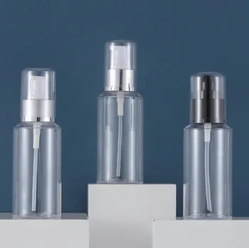 2022 Naujas 100vnt 100 ml Kosmetikos Konteinerių Daugkartiniai Butelis PET Purškimo Losjonas Siurblio Pakuotė Emulsija Butelis
