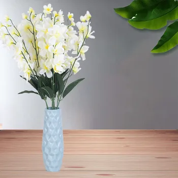 Turkis Orchidėjos Šilko Gėlės Šviežios ieškote Gražus 69cm Plastiko Gamtos Patvarus Vestuvių Valgomasis Namų Restoranas Apdaila