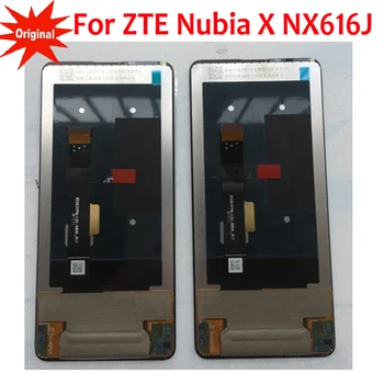 Originalus LCD Ekranas Touch Panel Ekrano skaitmeninis keitiklis Surinkimo Jutiklis ZTE Nubija X 5G NX616J Mobiliojo Pantalla Pakeitimo