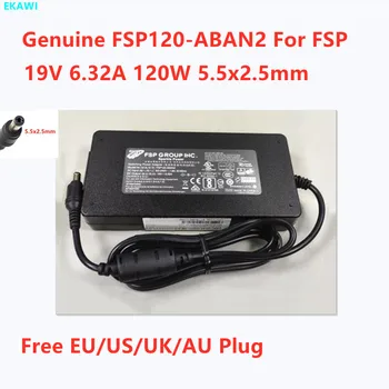 Originali FSP FSP120-ABAN2 19V 6.32 A 120W 5.5x2.5mm AC Adapteris Nešiojamas Maitinimo Tiekimo Įkroviklis
