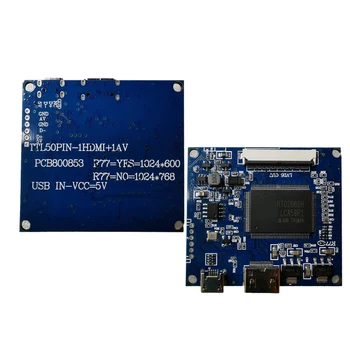 50Pin EDP LCD Valdiklio Tvarkyklę Valdybos HDMi suderinamus Darbo TTL 50Pin Ekranas