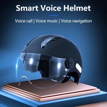 Motociklams Jojimo Skrybėlę galvos Apdangalai Balso Skambučio Navigacijos Smart Motociklo Elektrinis Dviratis Skrybėlės 