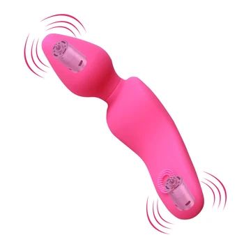 Dvigubo 10 greičio super galingas Vibratorius AV body Massager G-Spot Silikono moterų Magic Wand dildo Klitorio stimuliatorius Sekso Žaislas